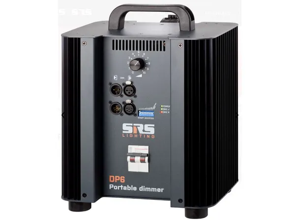 SRS DP6-8W-CEE 1x6kW Dimmer, W-DMX/fader DMX 3/5pin in/out, CEE32/3p, Lumen Radio 