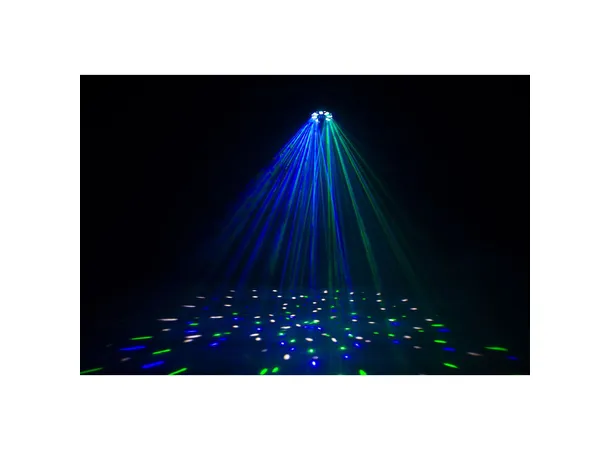 ADJ FURIOUS THREE RG Led & Laser 4 Kg, Sound to light 