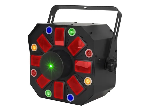 ADJ FURIOUS THREE RG Led & Laser 4 Kg, Sound to light 