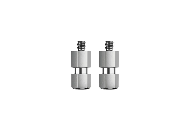 K&M 23903 Threaded bolt zinc-plated 1/4". 2 pcs 