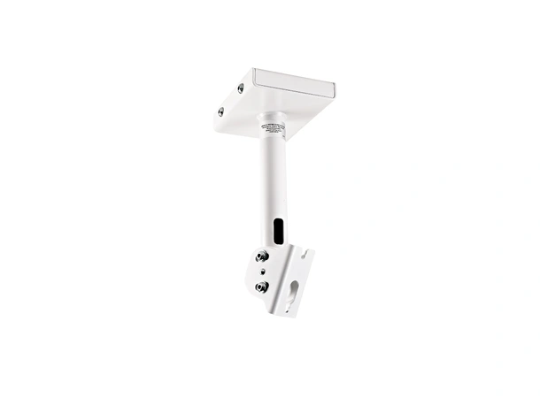 K&M 24496 Speaker ceiling mount, White Robust, swivel +/-45 °, tilt 0 to 45° 