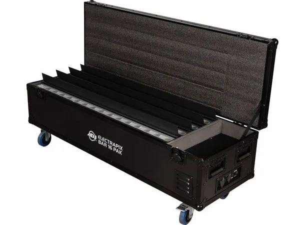 ADJ ELECTRAPIX BAR 16 PAK Black 20-Watt Hex Color LED (RGBAL +UV) 17º 