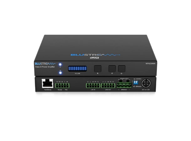 Blustream NPA20ANA Audio Amplifier 2ch Analog, DSP, PoE+ 