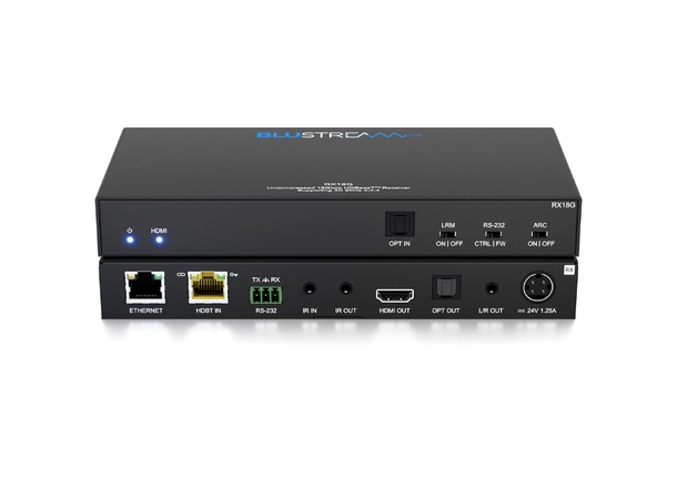 Blustream RX18G 18Gbps HDBaseT™ Mottaker HDR10/10+ og Dolby Vision 