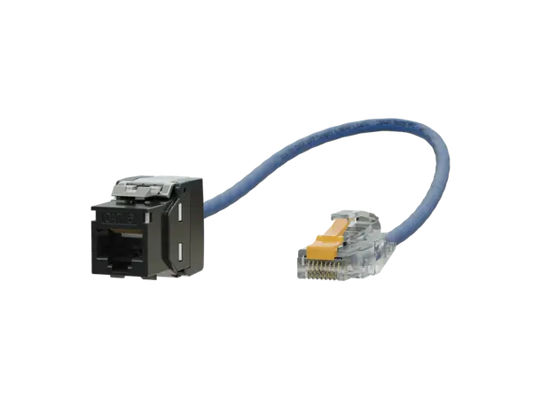 Kordz PRO-SCKS Cat6 Unshielded Keystone PRO SlimCat™ System 12pcs, White 