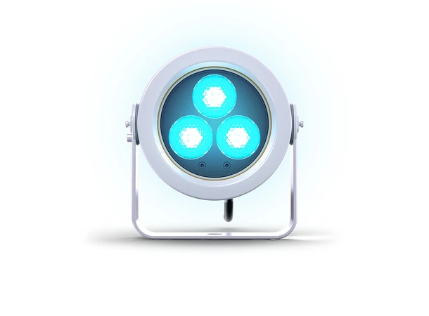 DTS DOCTUS 3 Sølv IP65 RGBW LED spot narrow 