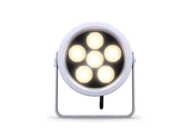 DTS DOCTUS 6 WH Sølv 3000k IP65 Warm LED spot narrow 