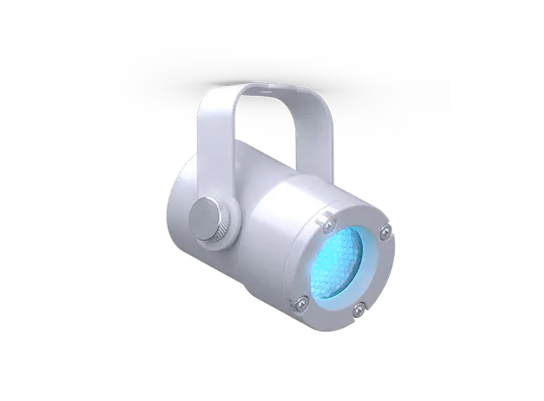 DTS FOCUS 1 Sølv RGBW LED spot Medium flood 