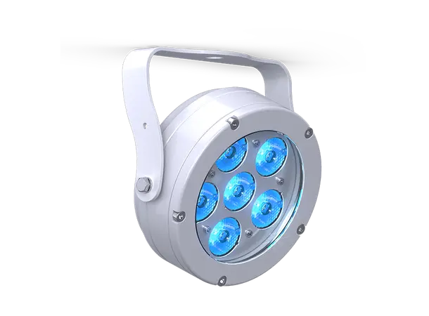 DTS FOCUS 6 Sølv RGBW LED spot Spot Narrow 