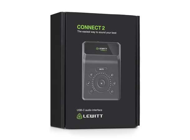 Lewitt CONNECT 2 lydkort Clipguard, Denoiser, Kompressor