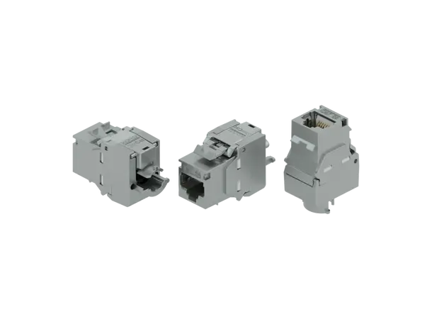 Kordz PRS-SCKS Cat6A Shielded Keystone Shielded Keystone RJ45, 28AWG, 12pcs 
