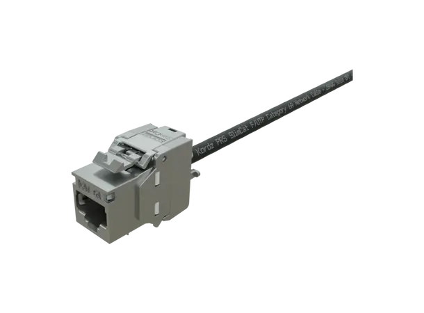 Kordz PRS-SCKS Cat6A Shielded Keystone Shielded Keystone RJ45, 28AWG, 12pcs 