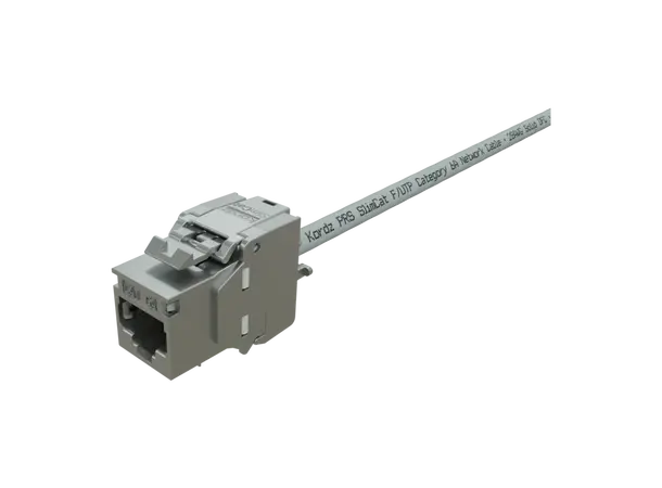 Kordz PRS-SCKS Cat6A Shielded Keystone Shielded Keystone RJ45, 28AWG, 12pcs 