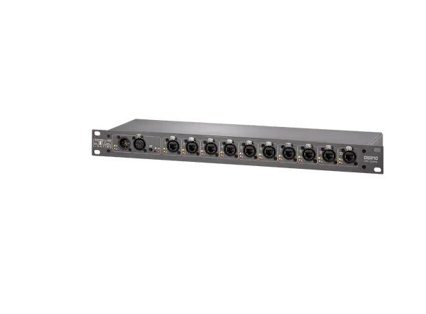 SRS DSR10N-3 10 channel DMX splitter 1U Rack mount, DMX 3pin to RJ45 