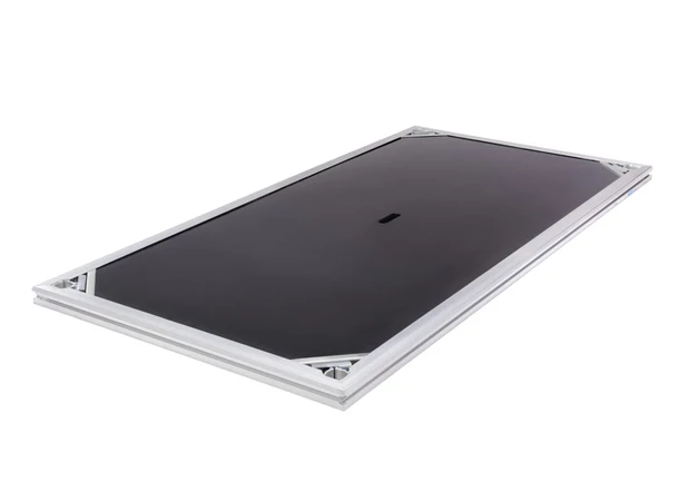 Stagedex Slimline GM5 100x100 Black 16 Kg, 5cm, 500Kg/m², One hand pocket 