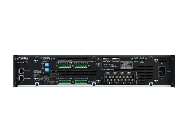 Yamaha XMV8140-D Dante  Multichannel Amp 8x140W @8/4Ohm. 4x280W m/Dante 