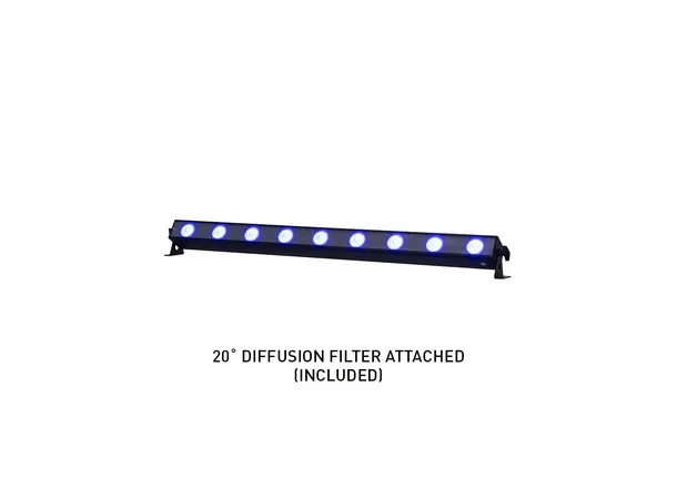 ADJ Ultra Series UBL9H Ni ultra-lyse 20-Watt HEX LED 