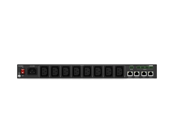 Blustream PWR8IEC 8 Port Managed IEC PDU Outlet-level metered and switched PDU 