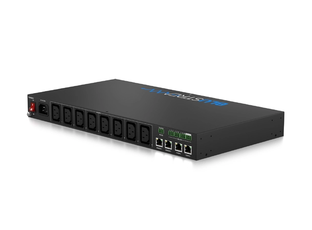 Blustream PWR8IEC 8 Port Managed IEC PDU Outlet-level metered and switched PDU 