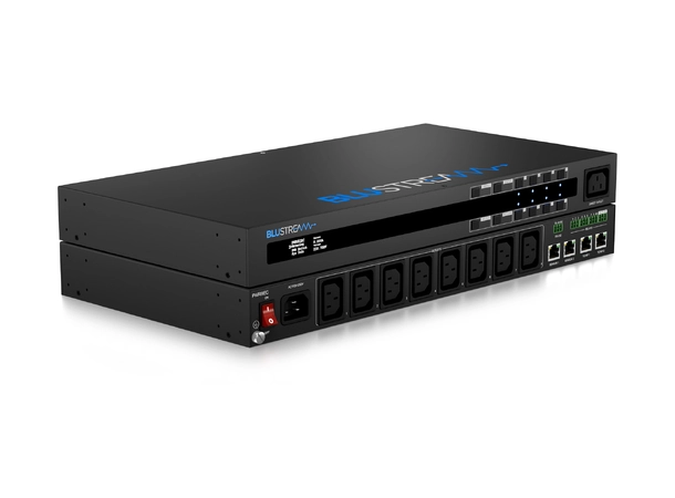 Blustream PWR8IEC 8 Port Managed IEC PDU Outlet-level metered and switched PDU 