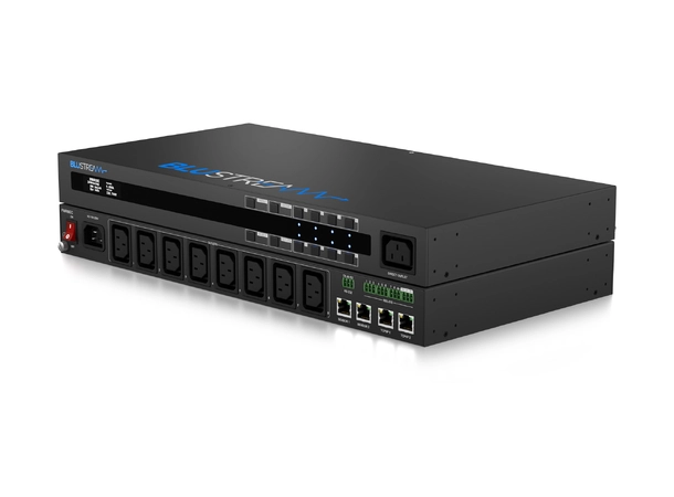 Blustream PWR8IEC 8 Port Managed IEC PDU Outlet-level metered and switched PDU 