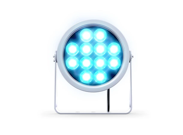 DTS DOCTUS 12 Sølv IP65 RGBW LED spot narrow 