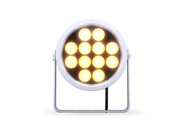 DTS DOCTUS 12 WH Sølv 3000k IP65 Warm LED spot narrow 