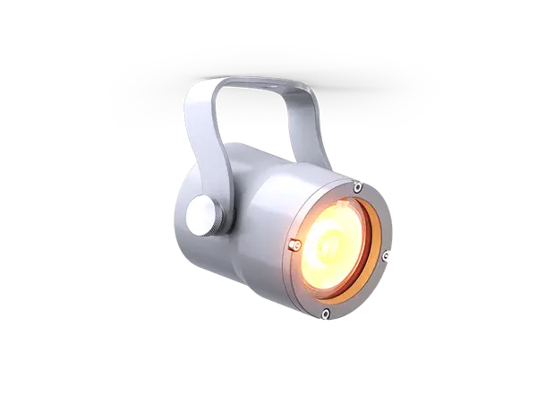 DTS FOCUS 1 PINSPOT WH Sølv RGBW LED UltraNarrow 