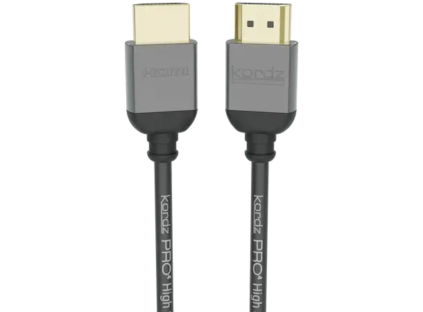 Kordz PRO4 48Gbps Passive HDMI Cable 48Gbps, UL CMG PVC, charcoal, 5m 
