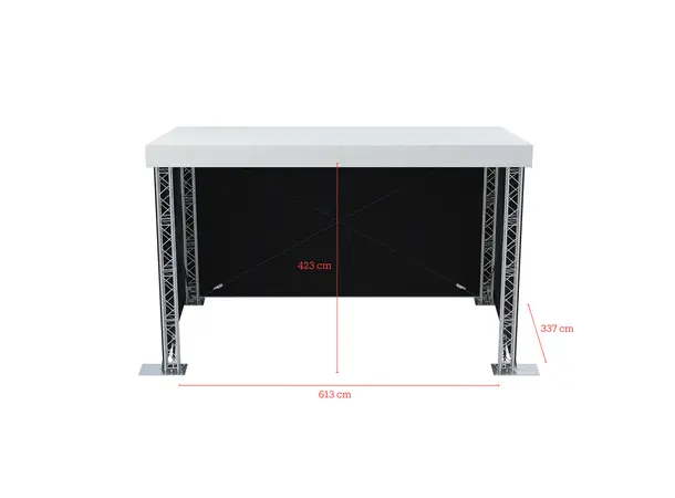 Prolyte 6x4 Mini Flat Roof Konsert og eventscener 