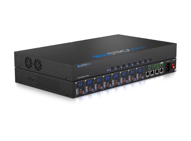 Blustream PWR8VDC 8 Port Managed Phoenix Outlet-level metered and Low Voltage PDU 