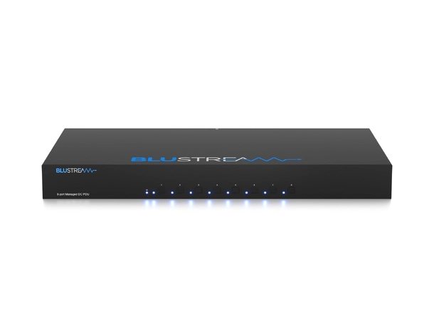 Blustream PWR8VDC 8 Port Managed Phoenix Outlet-level metered and Low Voltage PDU 