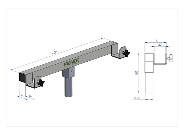 Fenix One electrified bar stand MEGARA / ELV Series 