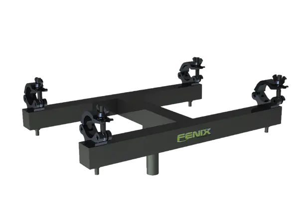 Fenix "H"-shaped stand for truss MEGARA / ELV Series. Black 