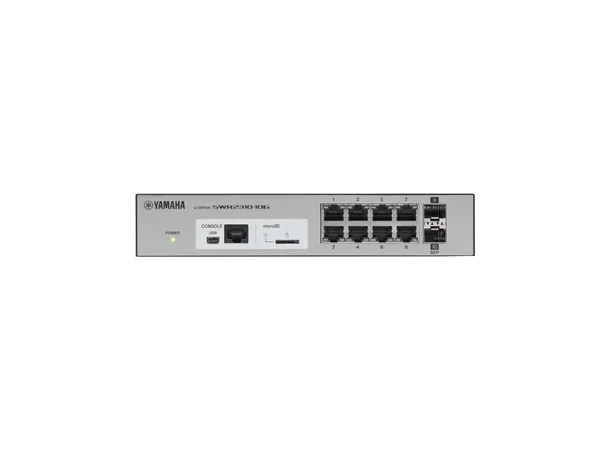 Yamaha SWR2310-10G L2 Switch 8 LAN-porter og 2 SFP 