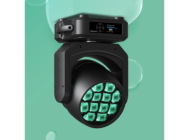 Ayrton NANDO 502 Wash IP65 - CRI>86 15 Kg, 12x40W, 3.5°-53°,11' Lumen, RGBL 