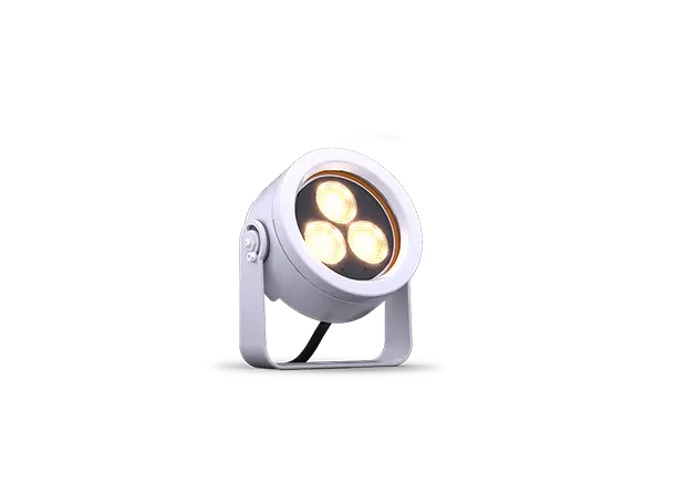 DTS DOCTUS 3 WH Sølv 4000k IP65 Cold LED spot narrow 