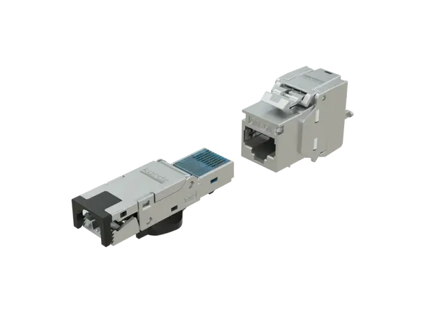 Kordz Cat6A Field Termination RJ45 Plug PRS, 23AWG, Zinc-alloy Die-cast 