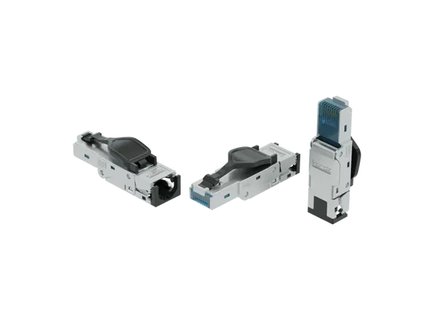 Kordz Cat6A Field Termination RJ45 Plug PRS, 23AWG, Zinc-alloy Die-cast 