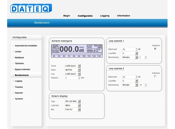Dateq SPL-6 limiter Sound pressure limiter 