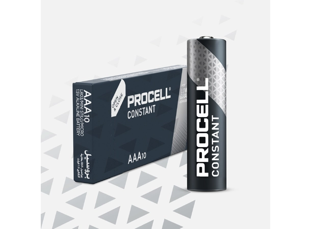 Le Mark Duracell Procell Battery AAA 10 i esken 