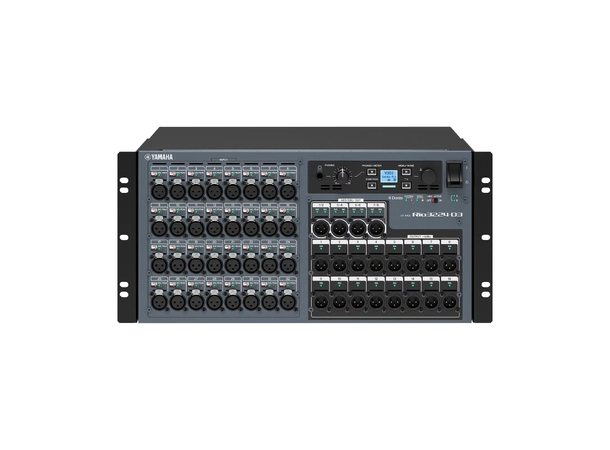 Yamaha Rio3224-D3  I/O rack 32 in/16out Dante-compatible unit, 8 AES/EBU 