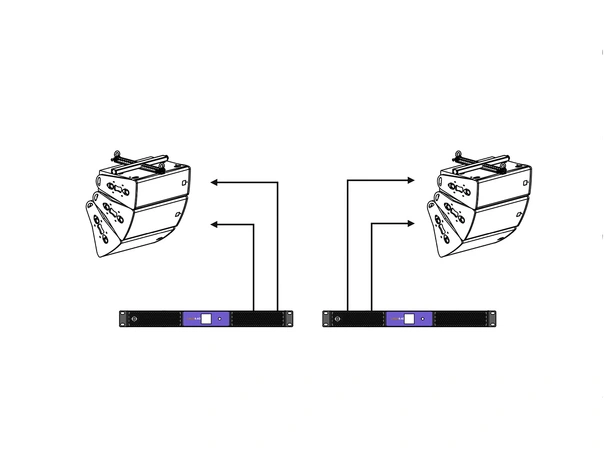 CODA Audio APS-Pro-D 3-way passive 2 x 10" + 8.75" DDC driver, 1400W, 26 kg 