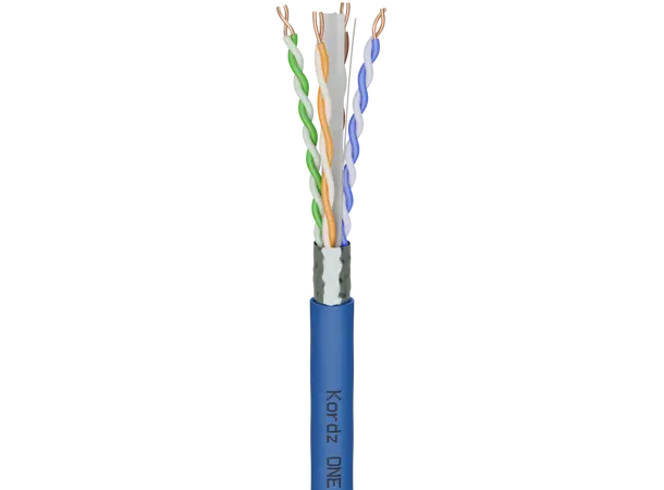 Kordz ONE Cat6A F/UTP Network Cable 152M Cat6A F/UTP, 23AWG, CPR Dca LSZH, BL 