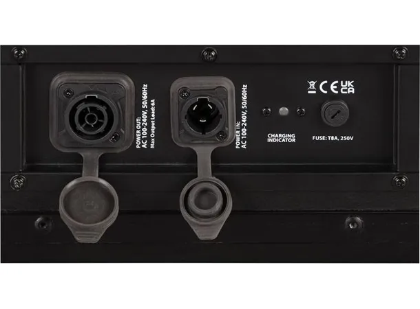 ADJ ElectraPix Par 7 Pak Black 6 Electrapix Par with charging solution 