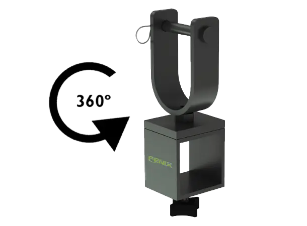 Fenix Rotating stand for truss, black AT / HERCULES / IN Series. Black 