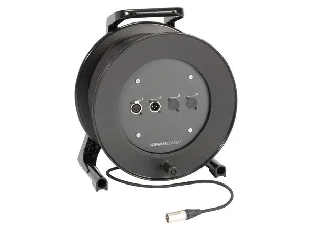 Prokabel Mikrofonkabel, 100m, sort GT310 cable reel 