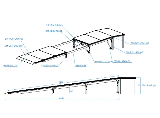 Prolyte Stagedex Ramp Multipurpose wheelchair access ramp 