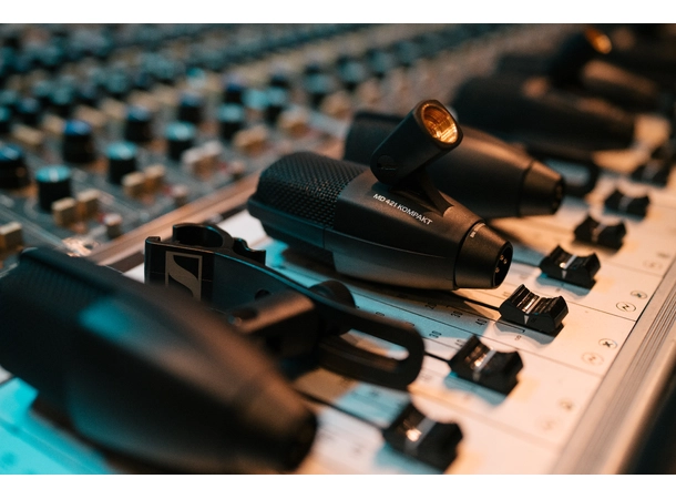 Sennheiser MD 421 KOMPAKT Håndterer eksepsjonelt høy SPL 