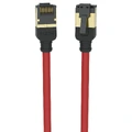 Kordz PRS SlimCat™ Cat6A Patch 0,25m U/FTP Patch Cord, 28AWG, UL CMG PVC, RD